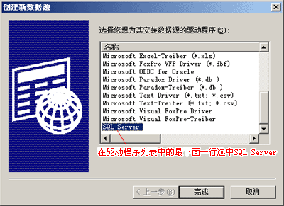 ODBCԴѡSQL ServerԴ